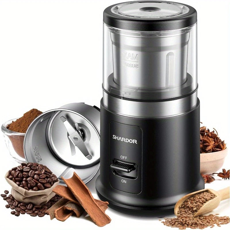 One Touch Coffee Grinder Electric Spice Herb For Coffee Bean